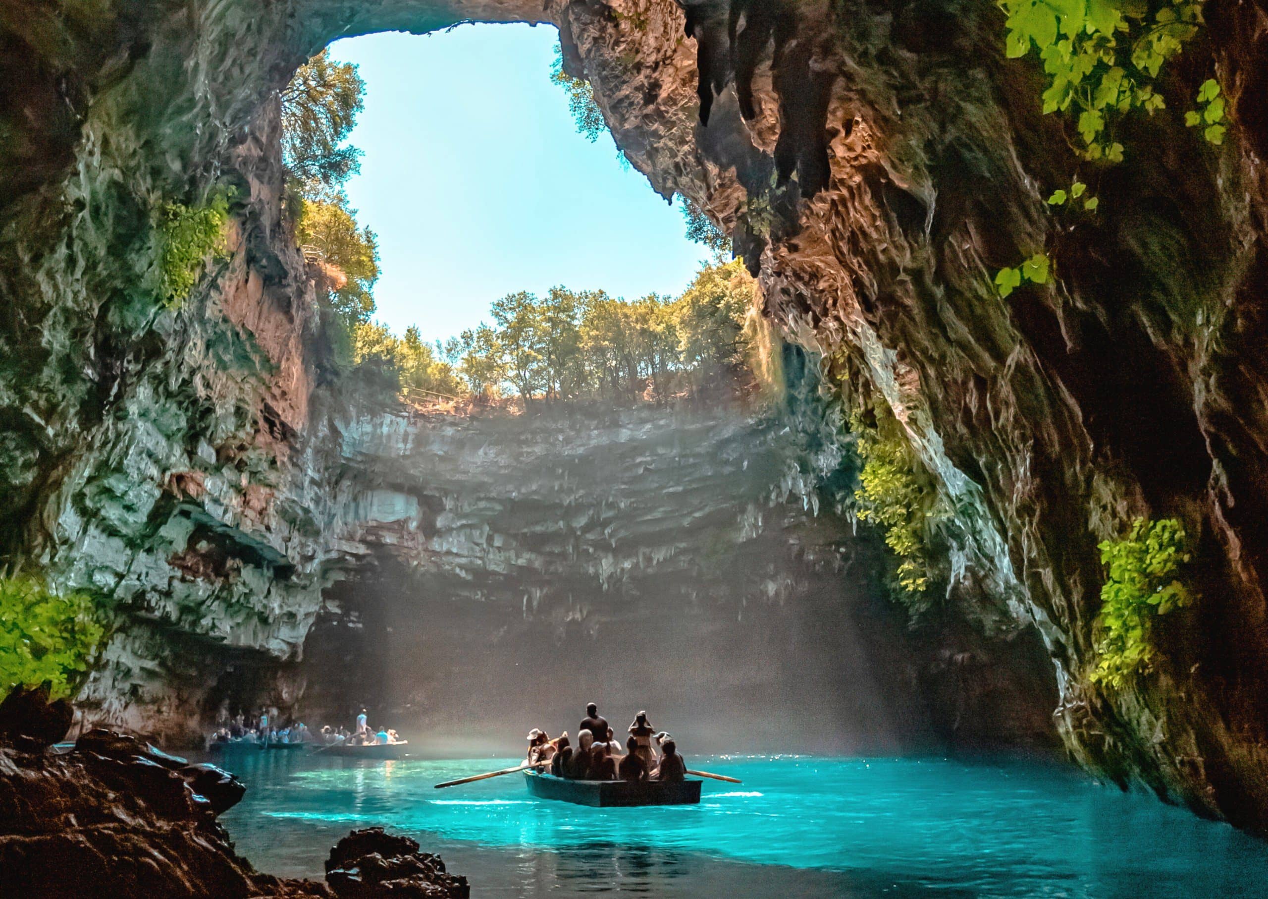 Melissani cave